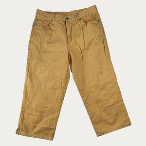 Lauren Ralph Lauren Jeans Company‎ Womens 12 Capri Jeans Orange Denim 32x20 EUC